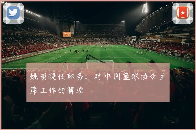 姚明现任职务:对中国篮球协会主席工作的解读